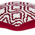 20" X 7" X 20" Transitional Red And White Accent Pillow Cover With Poly Insert
