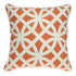 20" X 7" X 20" Transitional Orange Pillow Cover With Poly Insert