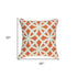20" X 7" X 20" Transitional Orange Pillow Cover With Poly Insert