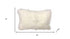 17" Bright White Genuine Tibetan Lamb Fur Pillow With Microsuede Backing