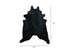 6' X 7' Black Cowhide Handmade Area Rug