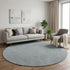 9' X 13' Blue Hand Woven Area Rug