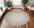 8' X 11' Ivory Shag Hand Woven Area Rug