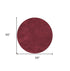 8' X 10' Red Shag Hand Woven Area Rug
