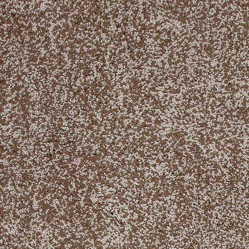 8' X 10' Beige And Brown Abstract Shag Hand Woven Area Rug
