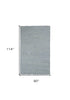 9' X 13' Blue Hand Woven Area Rug
