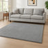 9' X 13' Gray Shag Hand Woven Area Rug