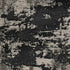 7' X 10' Black And Silver Abstract Area Rug