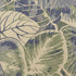 5' X 8' Blue Green And Beige Wool Tropical Botanical Hand Tufted Area Rug