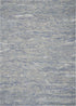 Wool and Viscose Ocean Blue Area Rug