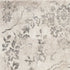 8' X 10' Gray And Tan Floral Distressed Area Rug