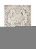 8' X 10' Gray And Tan Floral Distressed Area Rug