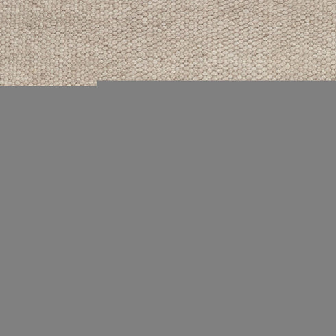 7' X 9' Beige Wool Hand Woven Area Rug