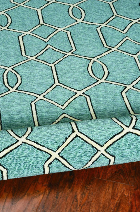 8' X 11' Uv Treated Polypropylene Spa Area Rug