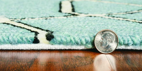 8' X 11' Uv Treated Polypropylene Spa Area Rug