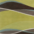 8' X 11' Lime Green Brown And Blue Wool Abstract Hand Tufted Area Rug