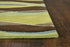 8' X 11' Lime Green Brown And Blue Wool Abstract Hand Tufted Area Rug
