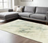 9' X 13' Ivory And Gray Abstract Area Rug