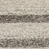 8' X 10' Brown Gray And Ivory New Zealand Lambs Wool Striped Hand Woven Area Rug