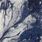 9' X 13' Blue Gray And Ivory Abstract Area Rug