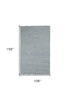 9' X 13' Blue Hand Woven Area Rug