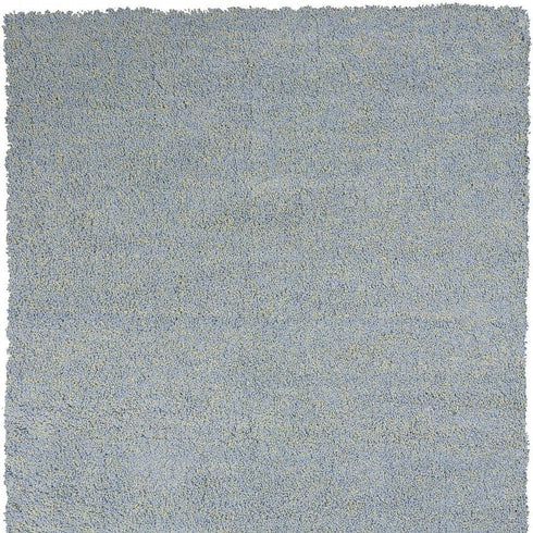 9' X 13' Blue Hand Woven Area Rug