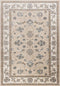 8' X 10' Beige And Ivory Floral Medallion Area Rug