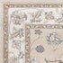 8' X 10' Beige And Ivory Floral Medallion Area Rug