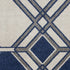 8' X 11' Blue Ivory And Gray Geometric Area Rug