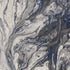 6' X 9' Blue And Gray Abstract Area Rug