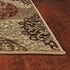 8' X 11' Sage Brown And Ivory Floral Medallion Area Rug