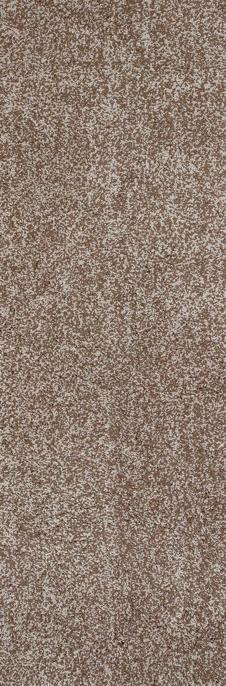 8' X 10' Beige And Brown Abstract Shag Hand Woven Area Rug
