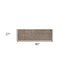 8' X 10' Beige And Brown Abstract Shag Hand Woven Area Rug