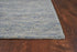 Wool and Viscose Ocean Blue Area Rug
