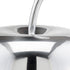 11" Silver Buffed Aluminum Decorative Apple Tabletop Sculpture