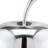 11" Silver Buffed Aluminum Decorative Apple Tabletop Sculpture