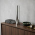 56" Silver Aluminum Cylinder Table Vase