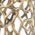32" Aluminum Silver Twigs Cylinder Floor Vase