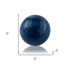 3" Blue Aluminum Decorative Orb Tabletop Sculpture