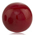3" Red Aluminum Decorative Orb Tabletop Sculpture