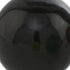 3" Black Enameled Aluminum Decorative Sphere