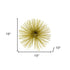 8" Gold Metal Sea Urchin Spiky Sphere