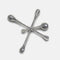 7" Silver Buffed Aluminum Decorative Jack