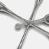 7" Silver Buffed Aluminum Decorative Jack