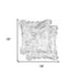 18" X 18" X 5" Gradient Gray Faux Fur 2Pack Pillow