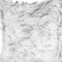 18" X 18" X 5" Gradient Gray Faux Fur 2Pack Pillow
