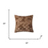 20" X 20" X 5" Acrylic Plush Polyester Polyfill Brown 2 Pack Pillow