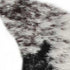 5' X 8' Black And White Faux Fur Animal Print Cowhide Washable Area Rug