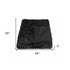 Black Knitted Rabbit Solid Color Plush Reversable Throw