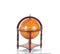 22" Walnut Solid Wood Game Hand Painted Tabletop Sculpture